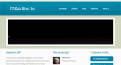Desktop Screenshot of etadatadirect.com